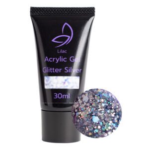 Акригель Glitter Silver 30 мл